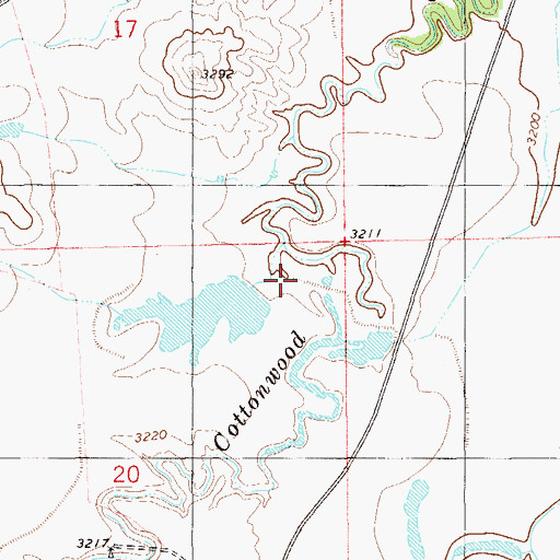Topographic Map of Fly Swatter Number 1 Dam, MT