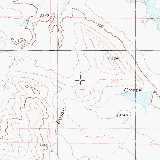 Topographic Map of Ding Dong Dam, MT