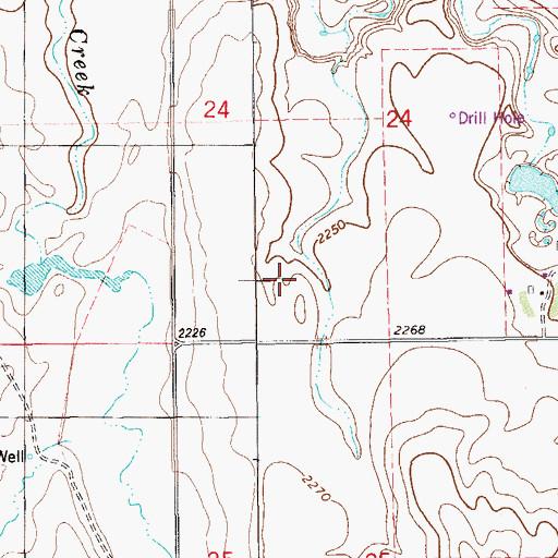 Topographic Map of Andy Capp Dam, MT