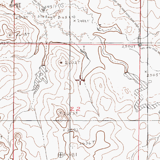 Topographic Map of Fillenworth Number 3 Dam, MT