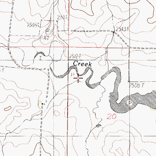Topographic Map of L Pawlowske Number 1 Dam, MT