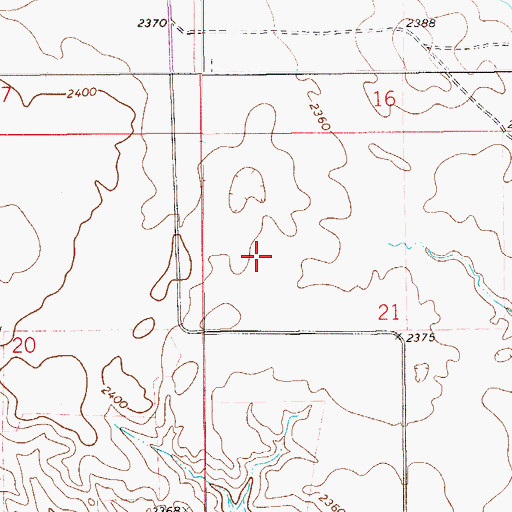 Topographic Map of C Sowle Reservoir Number 2 Dam, MT