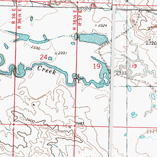 Topographic Map of North Fork Plug Dam, MT