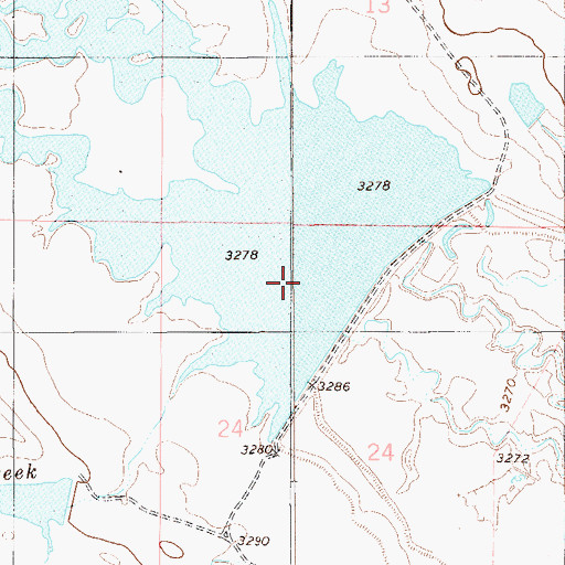 Topographic Map of Penny Dam, MT