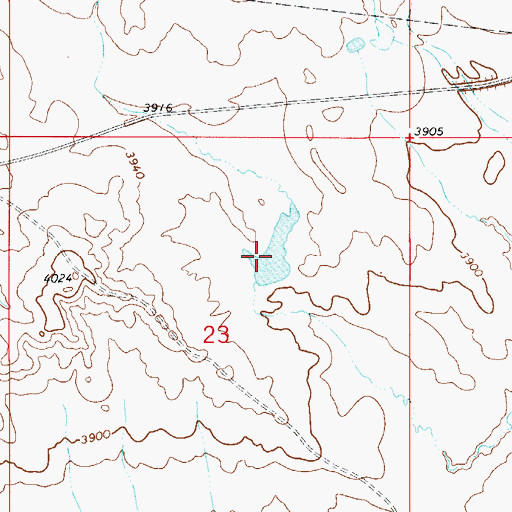 Topographic Map of King of Diamonds Dam, MT