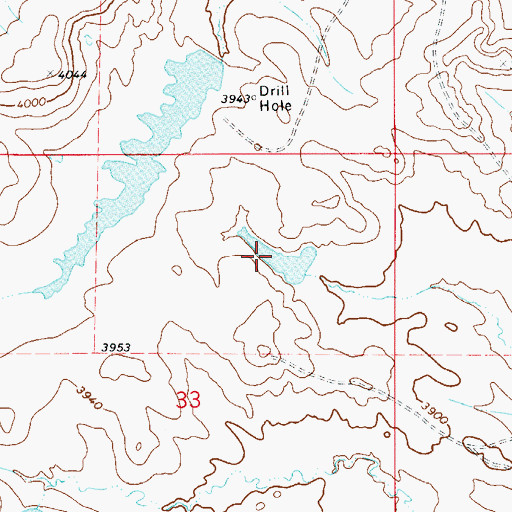 Topographic Map of Jack of Diamonds Dam, MT