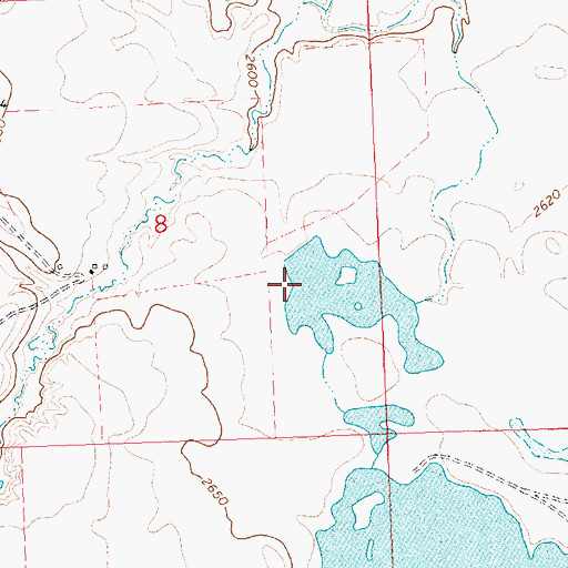 Topographic Map of Early Bird Dam, MT