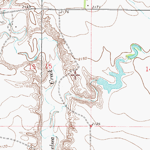 Topographic Map of Aytolloha Number 1 Dam, MT