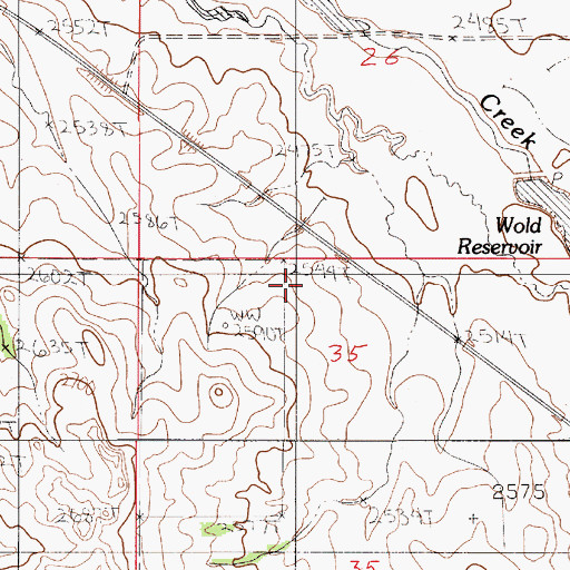 Topographic Map of Ding-A-Ling Dam, MT