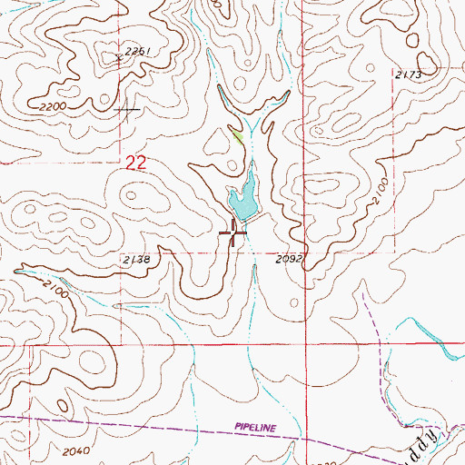Topographic Map of Shields Fields Dam, MT
