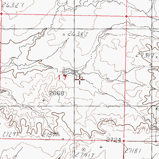 Topographic Map of Bobsland Dam, MT
