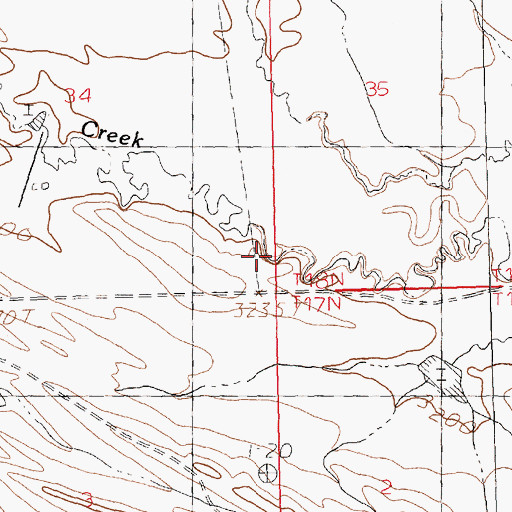 Topographic Map of State Bear Dam, MT
