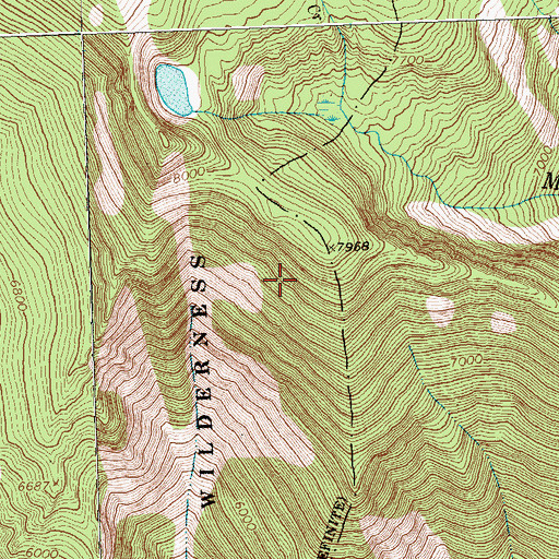 Topographic Map of McCalla Lake Dam, MT