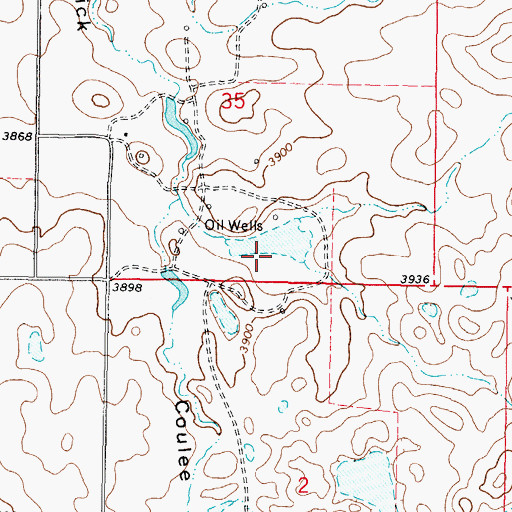 Topographic Map of Ramcharger Dam, MT