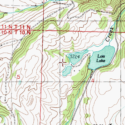 Topographic Map of Christopher Columbus Dam, MT
