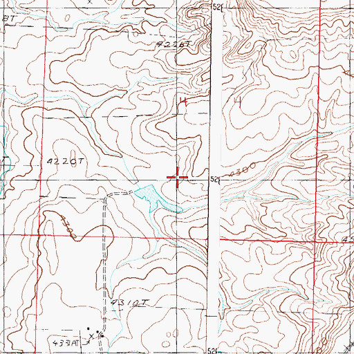 Topographic Map of Jonquil Dam, MT