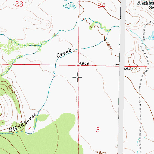 Topographic Map of Ringy-Dingy Dam, MT