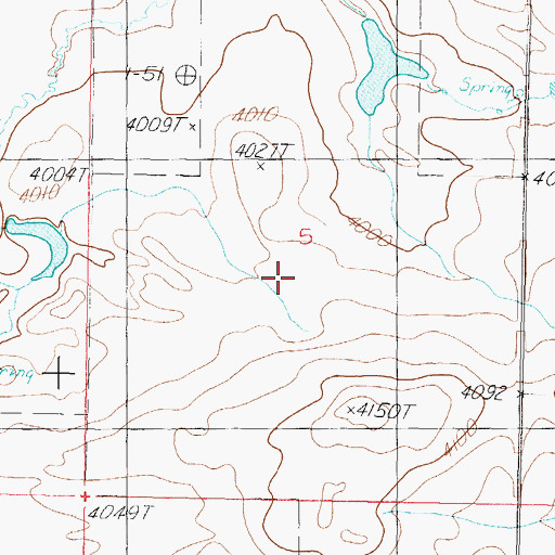 Topographic Map of Kitty Milk Dam, MT