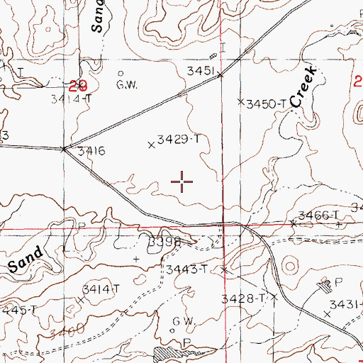 Topographic Map of Yantighem Dam, MT