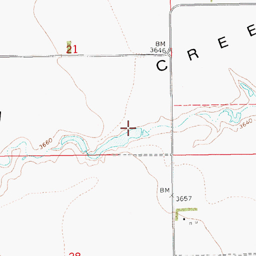 Topographic Map of Coffee Mate Dam, MT