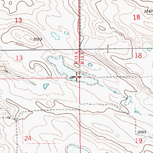 Topographic Map of Venus Dam, MT