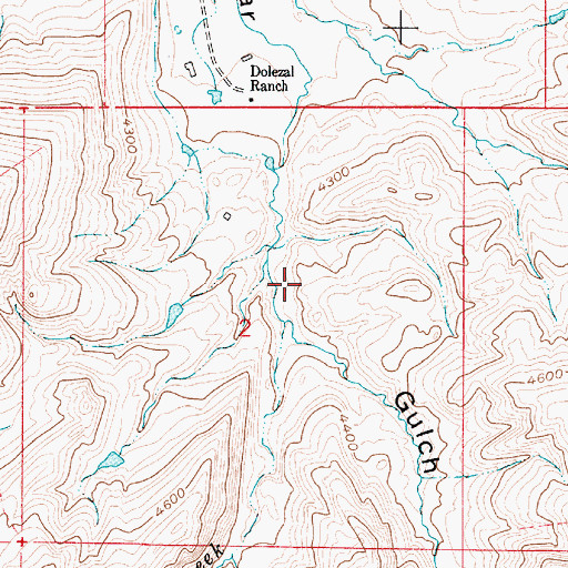 Topographic Map of Menkar Dam, MT