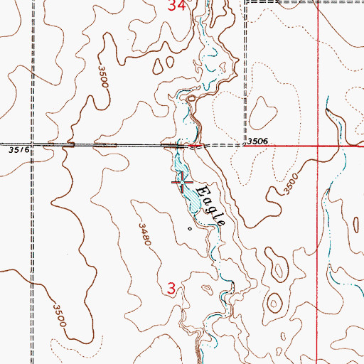Topographic Map of Skari and Sons Number 1 Dam, MT