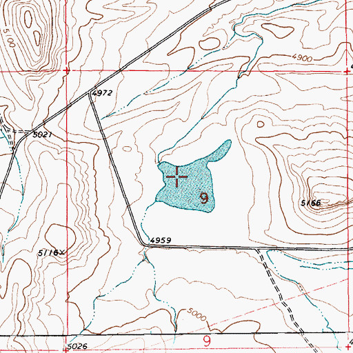 Topographic Map of Airpump Dam, MT