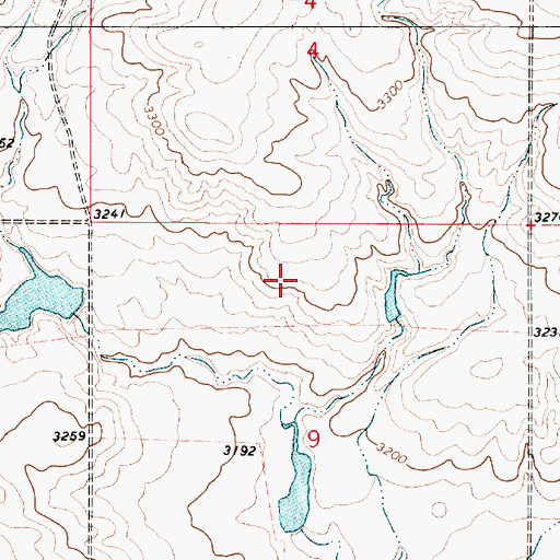 Topographic Map of Dolabriform Dam, MT