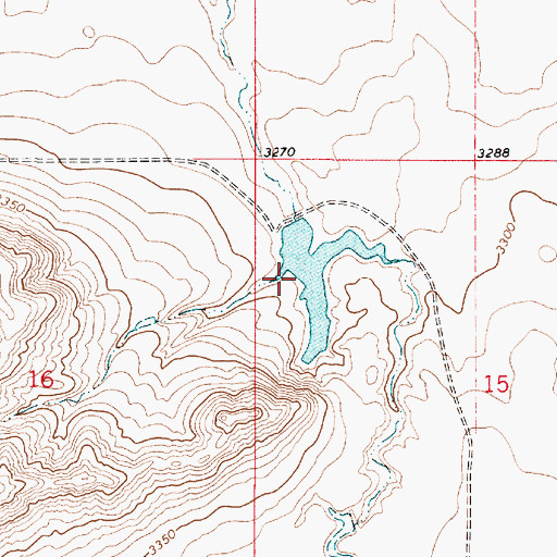 Topographic Map of Dog Star Dam, MT