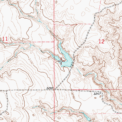 Topographic Map of Dnestr Dam, MT