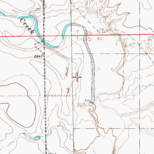 Topographic Map of Qalqiliya Dam, MT