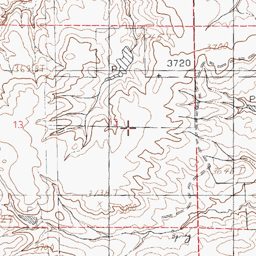 Topographic Map of Jimmerson Number 1 Dam, MT