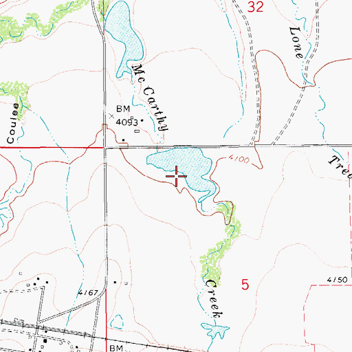 Topographic Map of Dordrecht Dam, MT