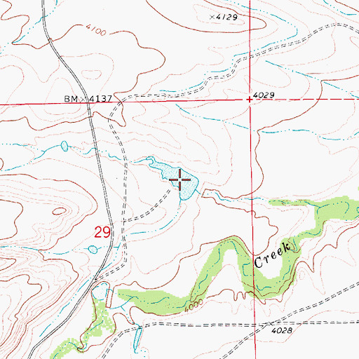 Topographic Map of Dramamine Dam, MT