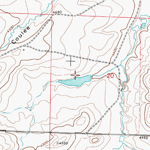 Topographic Map of Decarboxylation Dam, MT