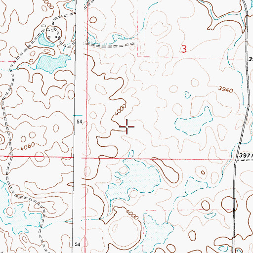 Topographic Map of GJP Suta Dam, MT