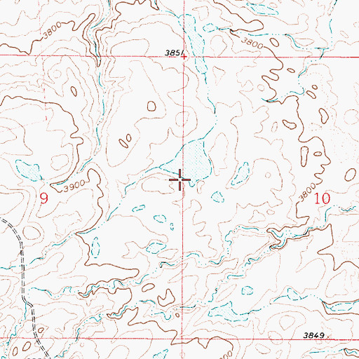Topographic Map of Him Dam, MT