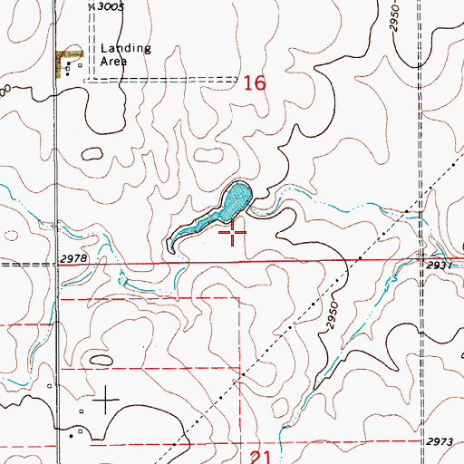 Topographic Map of Sumo Dam, MT