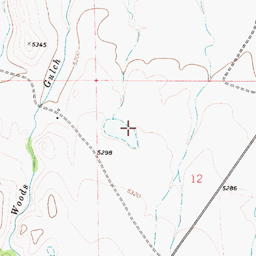 Topographic Map of Onion Head Dam, MT