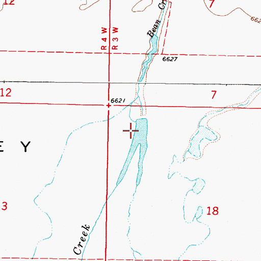 Topographic Map of Pands Dam, MT