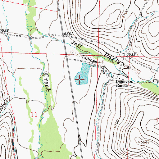 Topographic Map of Confederate Dam, MT