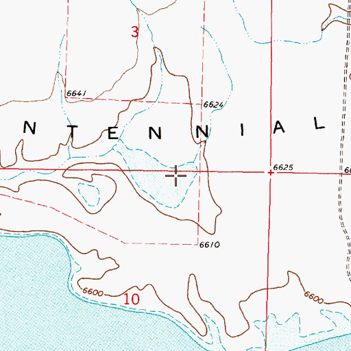 Topographic Map of Peru Dam, MT