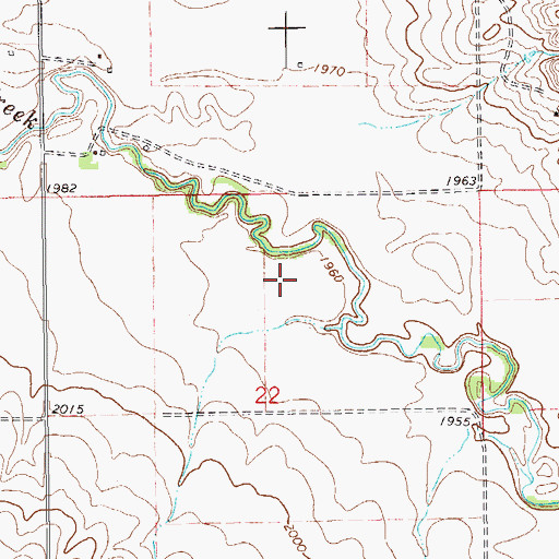 Topographic Map of Lars Borg Dam, MT