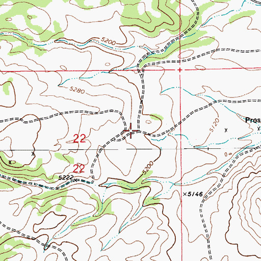 Topographic Map of Saphire Mine, MT