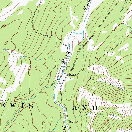 Topographic Map of Rising Wolf Resort, MT