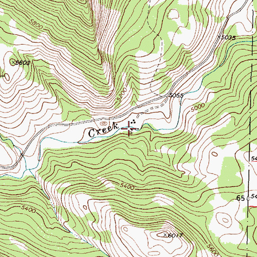 Topographic Map of Ford Creek Resort, MT