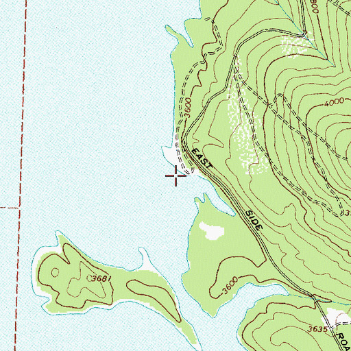Topographic Map of Riverside Boat Landing, MT