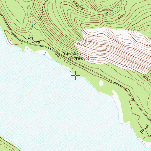 Topographic Map of Peters Creek Sportsmans Access, MT