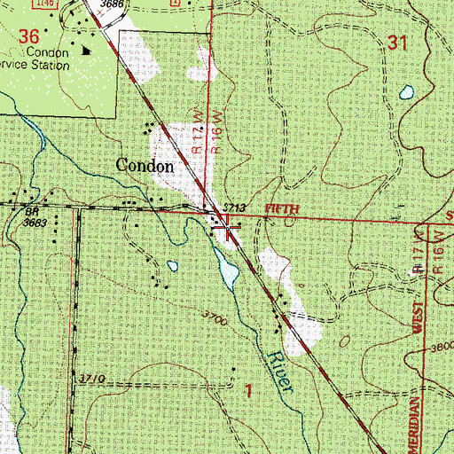 Topographic Map of Stroms Store, MT